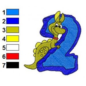 Alphabets 2 With The Flintstones Embroidery Design
